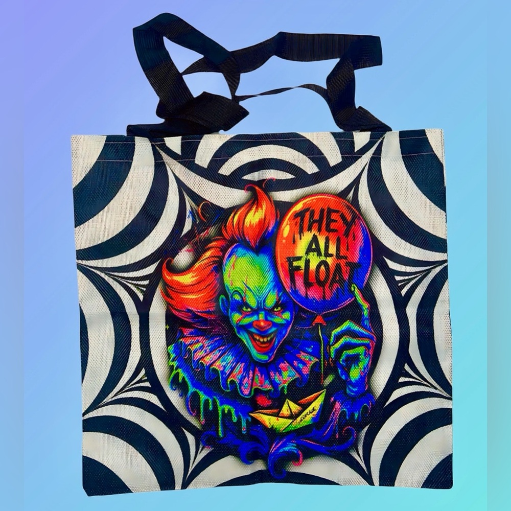 IT The Clown Handmade & Designed Double Sided Tote Bag